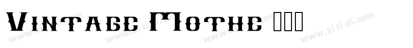Vintage Mothe字体转换